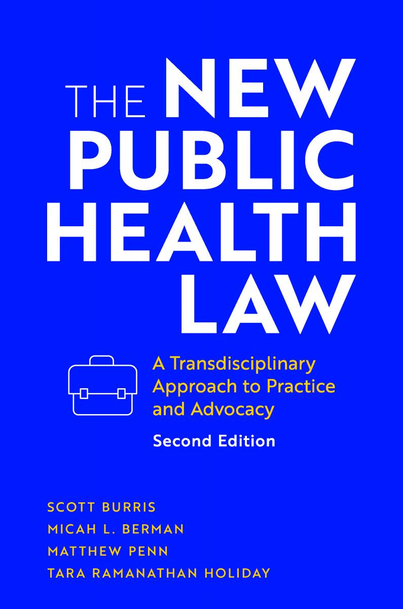 Book cover, titled "The New Public Health Law"